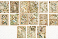 Ephemera Spring Butterfly Junk Journal Png Product Image 11