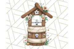 Cottagecore Kitchen Chicken Clipart PNG, Fairytale Style Product Image 2