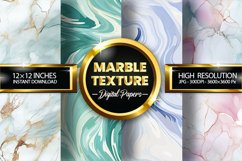 Marble Texture Digital Papers - 04 Variations Product Image 1