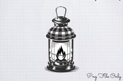 Black White Plaid Christmas PNG Product Image 1