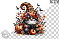 Halloween Gnome Sublimation - Clipart PNG Design Product Image 1