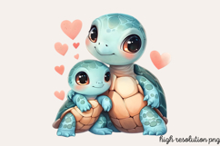 Mothers and Babies Nursery Animals PNG Product Image 1