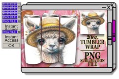 Whimsical Wildlife Escapade: 20oz Sublimation Product Image 1
