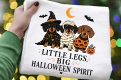Little Legs Big Halloween Spirit PNG Sublimation Design Product Image 2