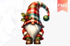 Christmas Gnome Sublimation - Clipart PNG Product Image 1