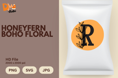 Honeyfern Boho Floral Monogram Product Image 1