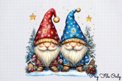 Christmas Gnome Houses Clipart Product Image 1