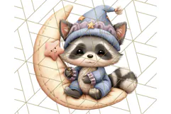 Woodland Nursery Baby Animals Clipart, Cute Animals Png Product Image 2