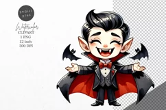 Halloween clipart, Vampire clipart, Kids Halloween Product Image 1