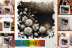 RADIANT TSHIRT Gift Ideas PNG, Leopard Prints Product Image 1