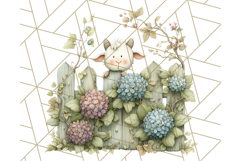 Whimsical Garden Friends Clipart PNG, Animal PNG Product Image 2