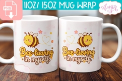 BUNDLE Self Care Mug Wrap sublimation, Mental Health Mug Product Image 8