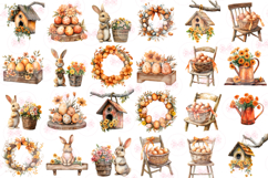 Marigold Easter Clipart, 57 Png Bundle Product Image 2