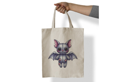 Stitched Bat Doll Eerie Cute Halloween Voodoo PNG Product Image 7
