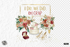 Coquette Wedding PNG Sublimation Product Image 1