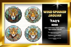 Jaguar Wind Spinner Sublimation - 04 Variations Product Image 1