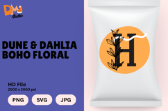 Dune &amp; Dahlia Boho Floral Monogram Product Image 1