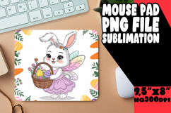 JOYFUL MOUSE PAD PNG ART, Easter Bunny Product Image 1