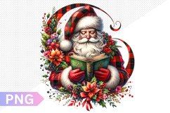 Christmas Santa Sublimation - Clipart PNG Design Product Image 1