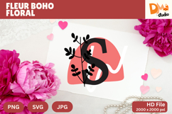 Fleur Boho Floral Monogram Product Image 1