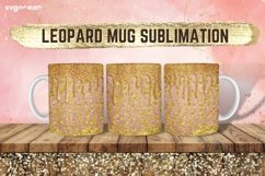 Leopard Glitter Mug Sublimation | PNG Bundle | Mug Wrap Product Image 11