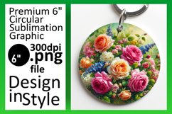 Gorgeous Circle Design for Sublimation , Flower Product Image 1