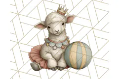 Vintage Carnival Animals Clipart PNG, Retro Circus Elements Product Image 2