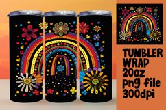 Prism Noir: Rainbow Sublimation Tumbler Designs Product Image 1