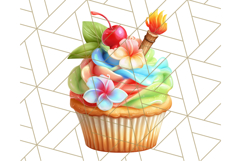 Bright Summer Cupcake PNG Clipart, Colorful Cupcakes Product Image 2