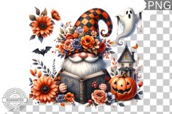 Halloween Gnome Sublimation - Clipart PNG Design Product Image 1