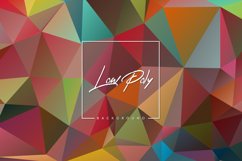 Low poly banner with geometric triangle shapes background Product Image 1