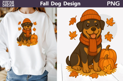 Fall Dogs Clipart | Autumn Puppy Sublimation Bundle Product Image 20