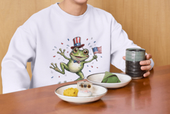 Patriotic Whimsical Frogs PNG Clipart Product Image 6