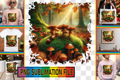 RADIANT Tote Bag Gift Ideas PNG, Autumn Product Image 1