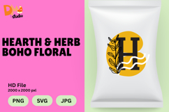 Hearth &amp; Herb Boho Floral Monogram Product Image 1