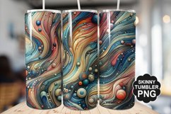 Closeup of Abstract Tumbler Warp - Tumbler PNG Design Product Image 1