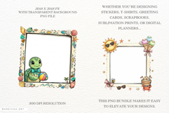 Summer Frames Clipart Product Image 2