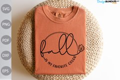 Fall Is My Favorite Color SVG Design/ Autumn Quote SVG Product Image 1