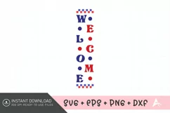 Welcome Porch Sign SVG, vinyl SVG, Welcome home SVG Product Image 1