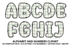 Teddy Bear Alphabet PNG - Letters &amp; Numbers Clipart 300 DPI Product Image 2