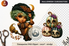 Surreal Halloween Character Cliparts Spooky Curiosities Product Image 1