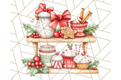 Christmas Baking Critters PNG Clipart, Cute Animals Holiday Product Image 2