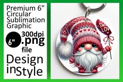 Unique Round Design Coaster PNG , Gnomes Product Image 1