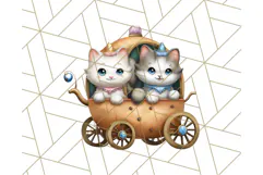 Royal Carriage & Princess Vehicle PNG Clipart for Fairytales Product Image 2