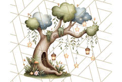 Dreamy Nature Clipart PNG, Whimsical Forest Elements Product Image 2