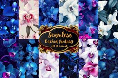 Orchid fantasy Seamless Digital Paper Product Image 1