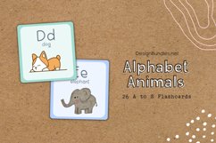 Alphabet Animals Educational Flashcards Product Image 2