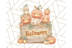 Creepy Carnival Halloween Clipart PNG with Hayride Art Product Image 2