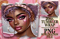 SERENE GIFT 20oz TUMBLER WRAP, Love Girl Product Image 1