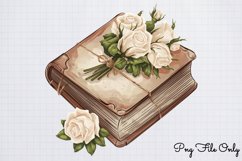 Antique Winter Photography Clipart PNG Product Image 1